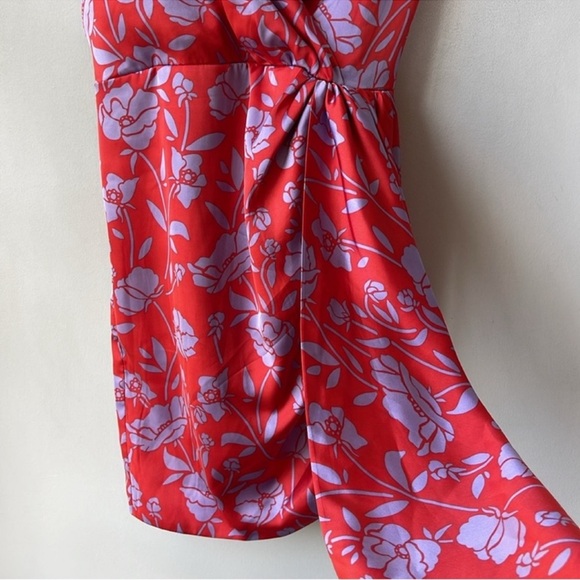 Lovers and Friends Kamala Mini Dress in Red & Purple Floral - Picture 8 of 12